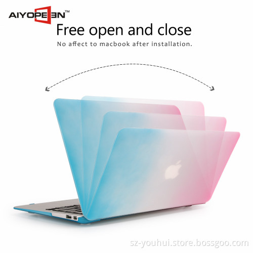 Hot New Products For Macbook Cover Rainbow Skin Case Cover Protector Cases for macbook air 13 inch
